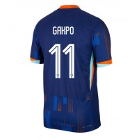 Maglie da calcio Olanda Cody Gakpo #11 Seconda Maglia Europei 2024 Manica Corta